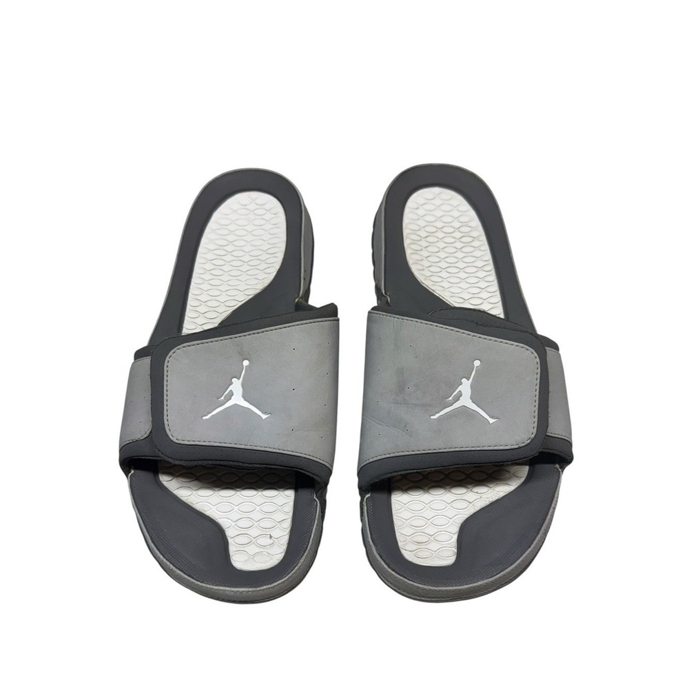 Jordan Hydro 2 Slides Sandals Mens Size 13 Wolf Grey Nike Basketball Slippers